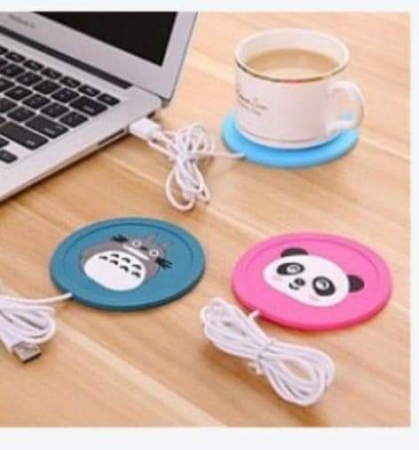 Generic USB Cup Mug Warmer Coaster Multicolored